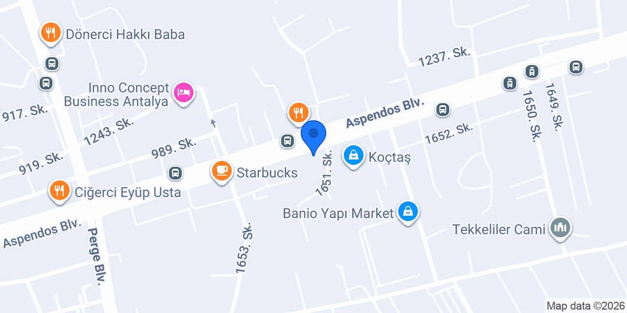 QNB Akdeniz Şubesi konumu