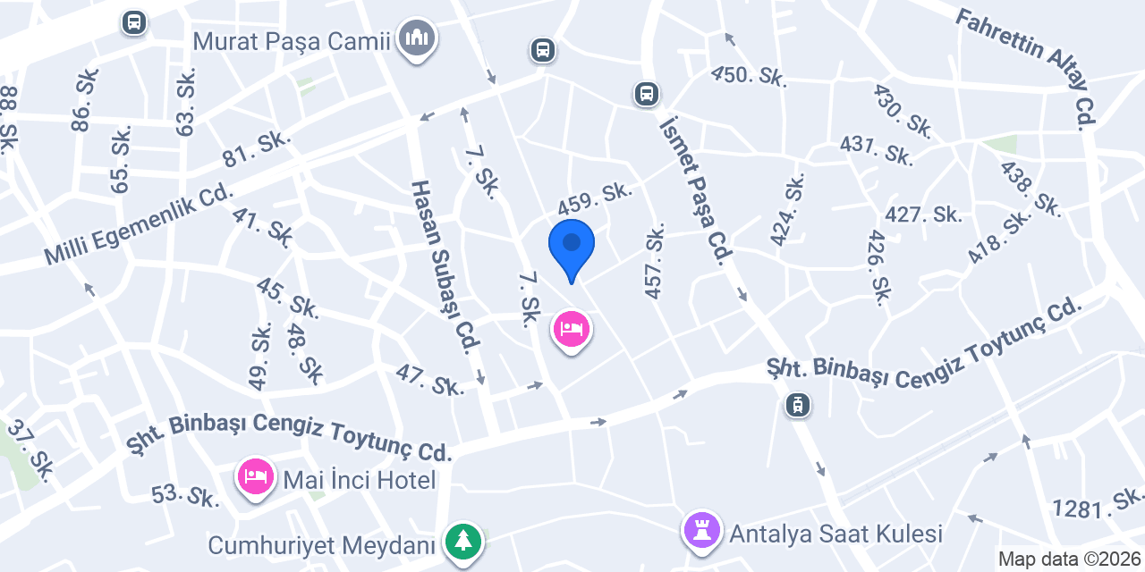 Ay Otel konumu