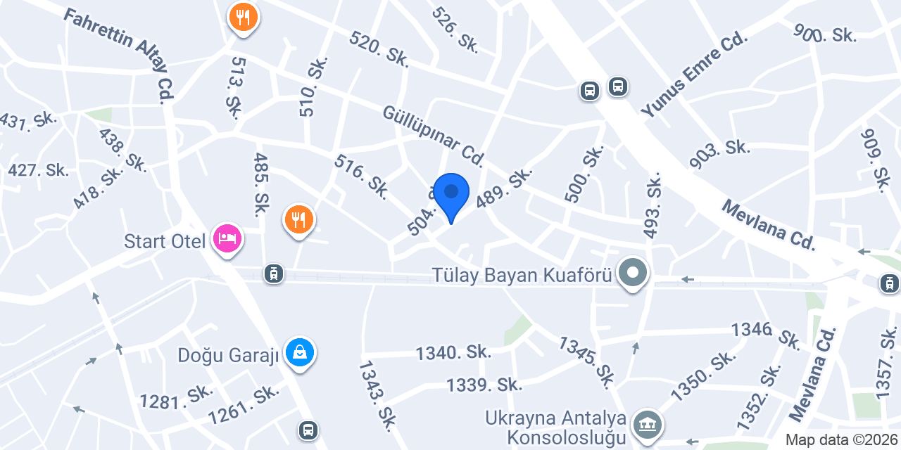 Başkent Bay - Bayan Terzi konumu