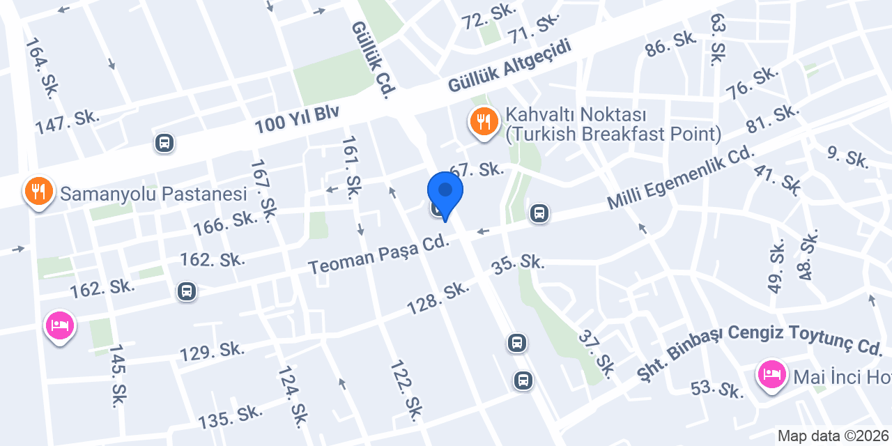 Garanti BBVA Akdeniz Şubesi konumu