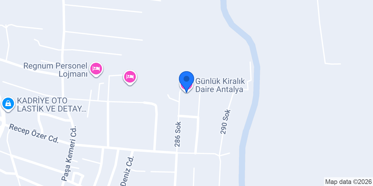 Günlük Kiralık Daire Antalya konumu