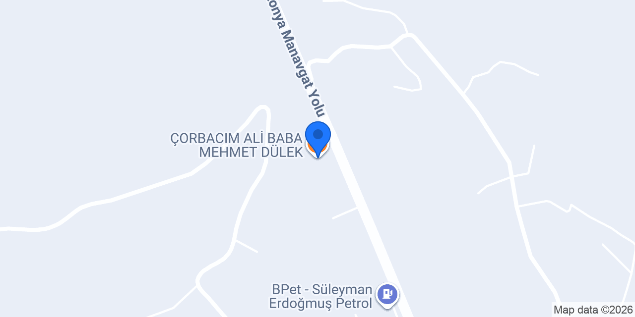 ÇORBACIM ALİ BABA MEHMET DÜLEK konumu