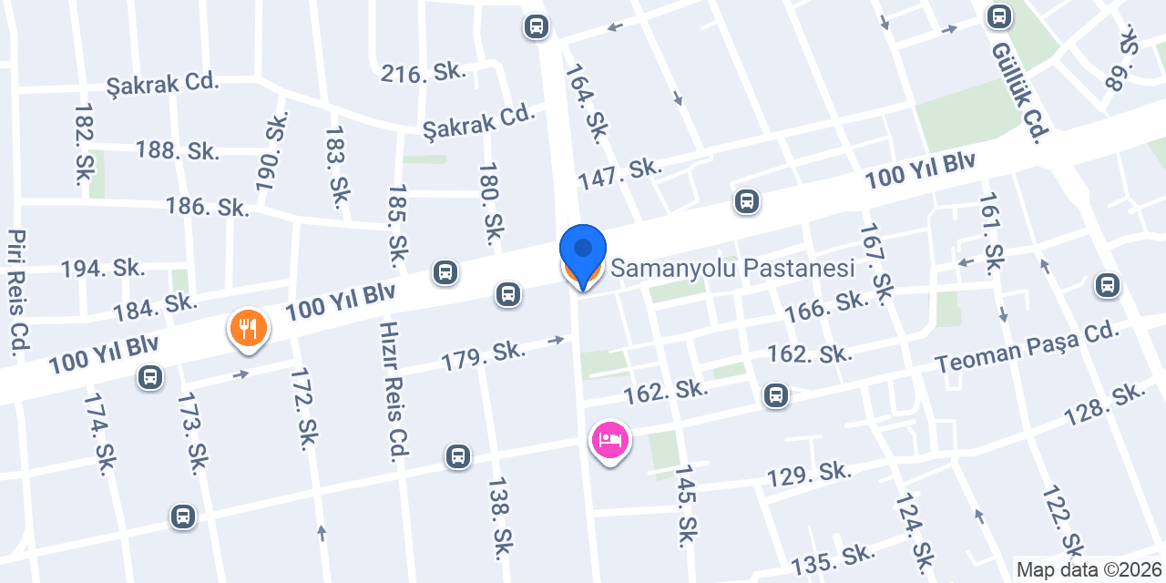 Samanyolu Pastanesi konumu
