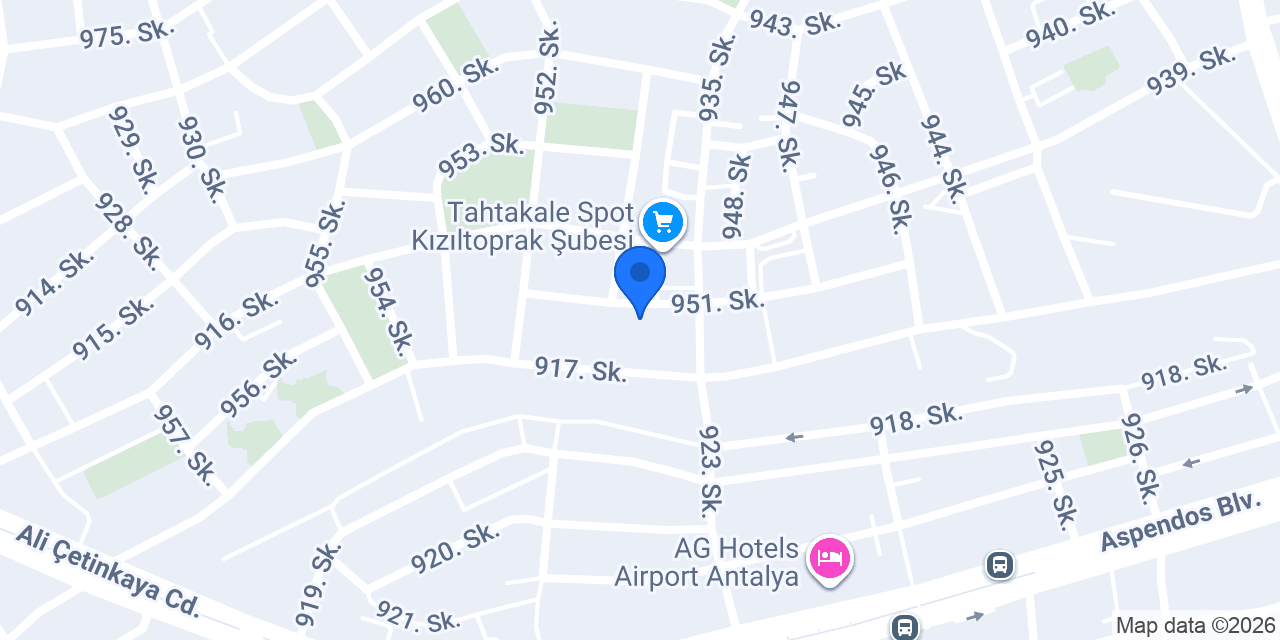 antalya akdeniz anahtar konumu