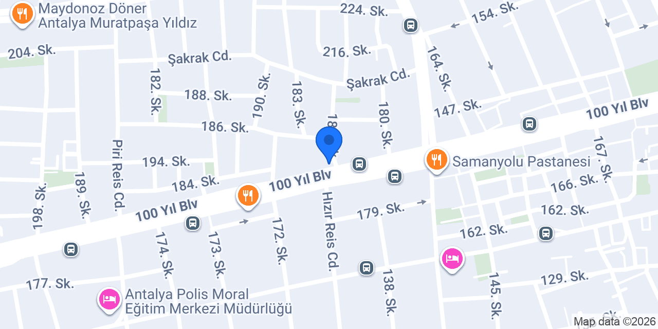 Diş Hekimi Sinan Aksünger konumu