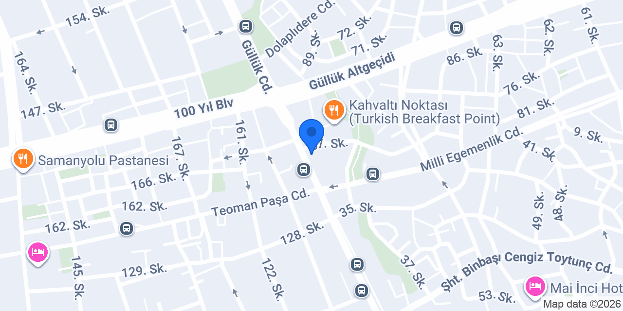 Çömlekçi Restaurant konumu