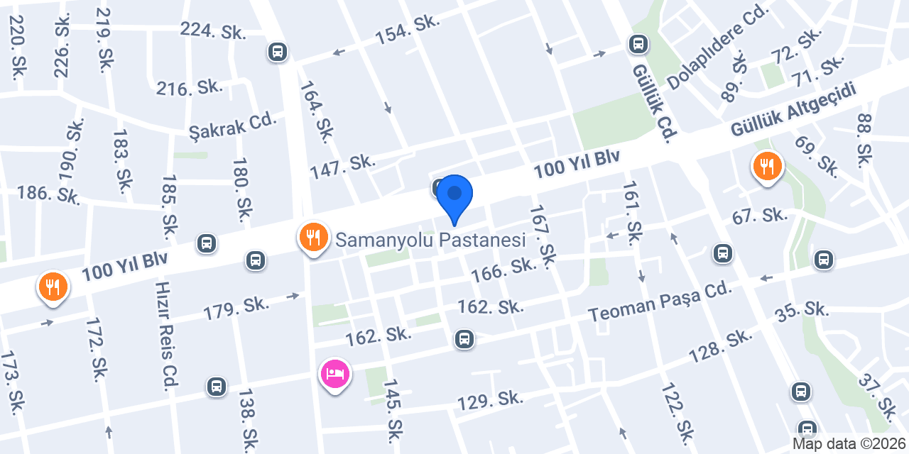Antalya Diş Deposu konumu