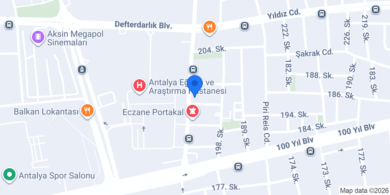 Akdeniz Medikal Ortopedi konumu