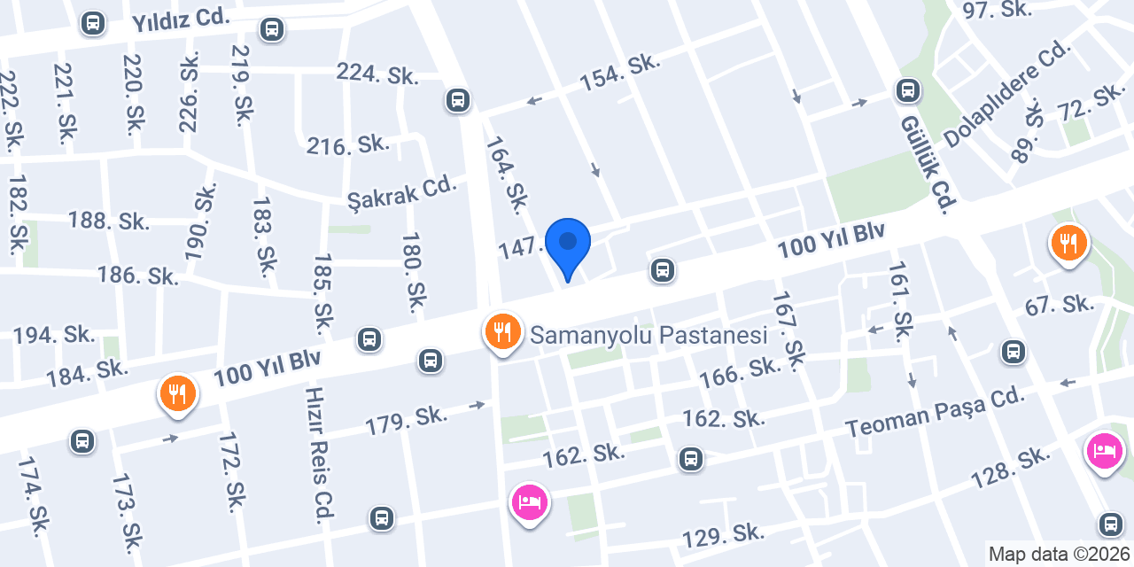 100. Yıl Anahtarcısı konumu