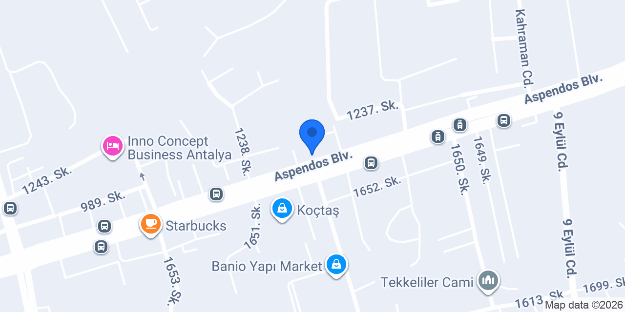 LİVANEL MOBİLYA ANTALYA konumu