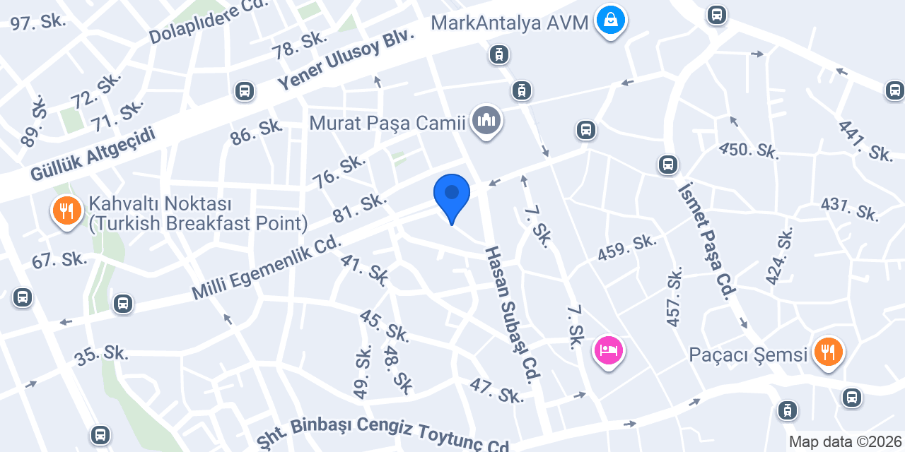 E.Hill Erkek Kuaförü (Barber) konumu