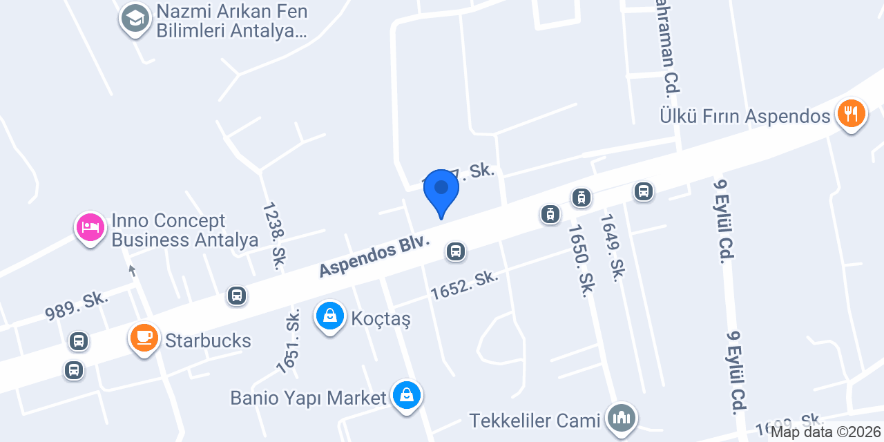 Weltew Home Aspendos konumu