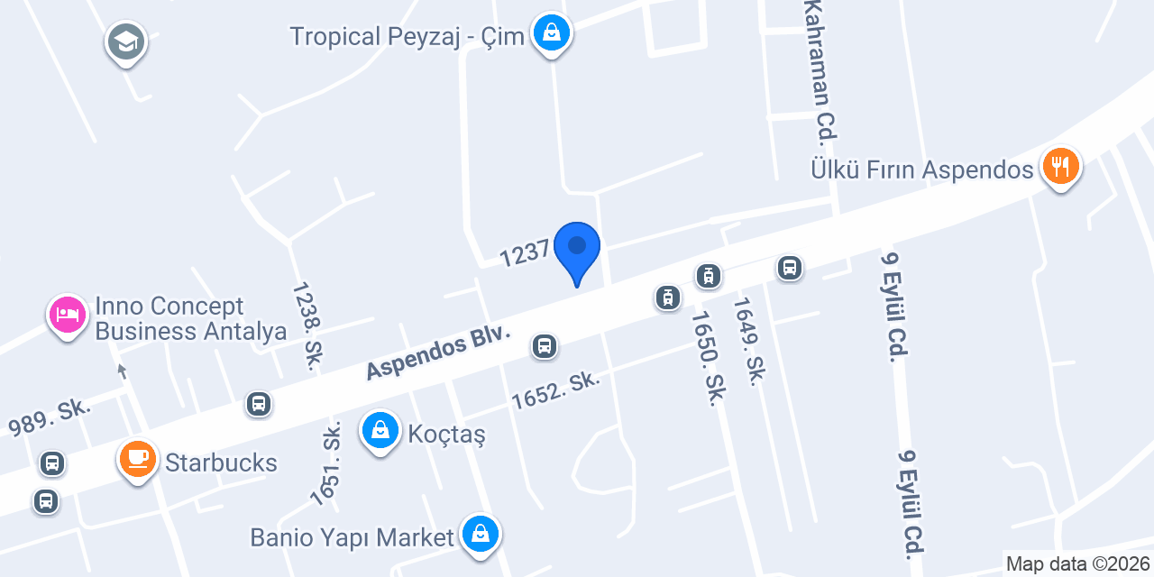 Saloni Mobilya - Antalya konumu