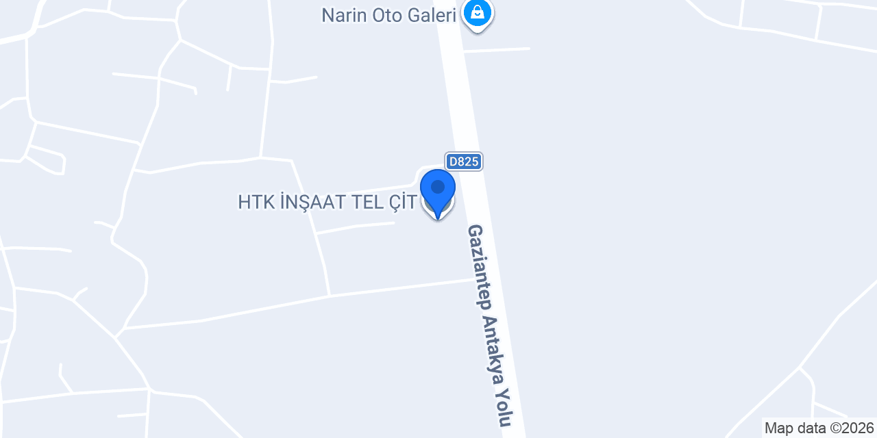 HTK İNŞAAT TEL ÇİT konumu