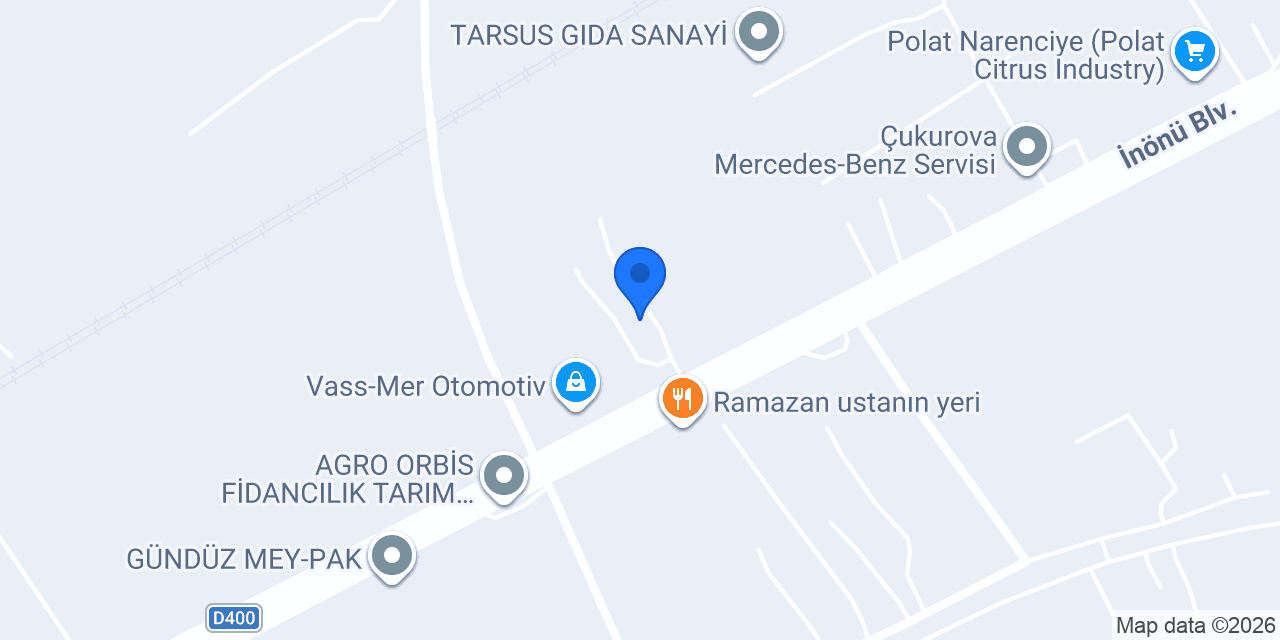 Celal Gönder Tarım konumu