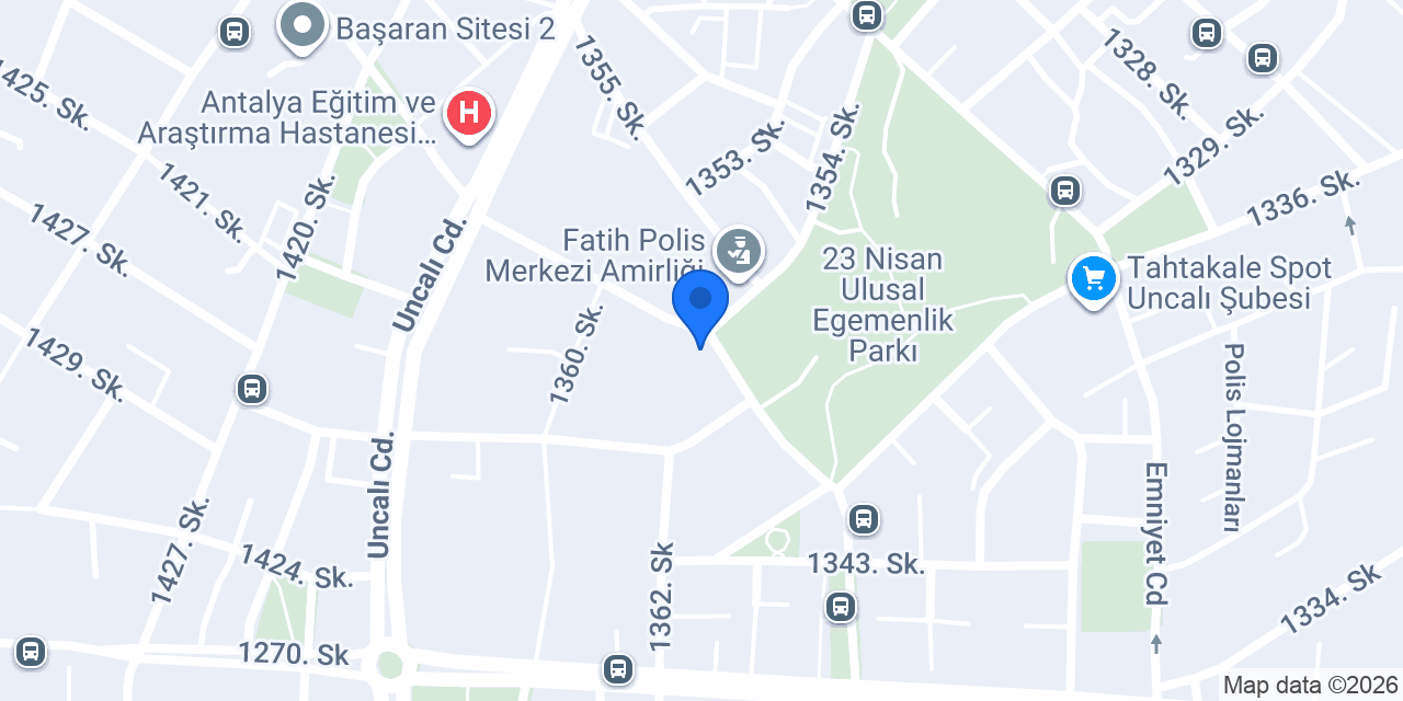 Palandöken Fırın&Cafe konumu