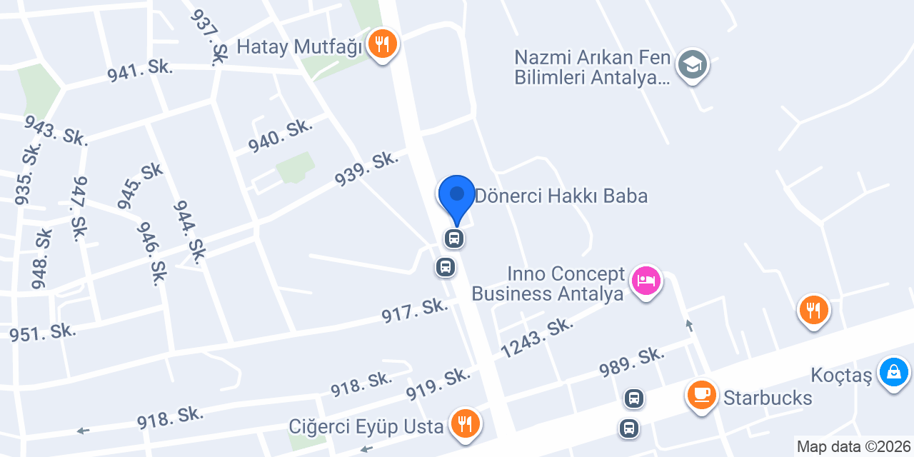 İkizler Kebap restoran konumu