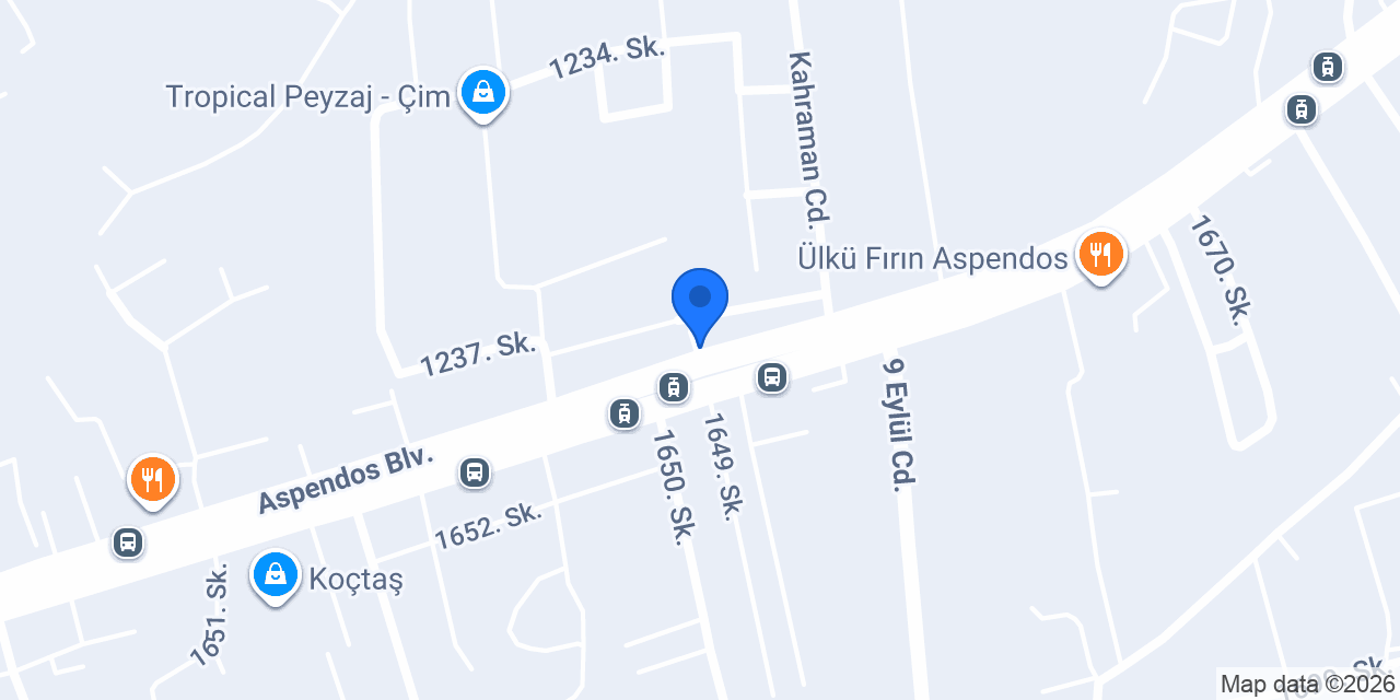 Desird Tasarım Arge konumu