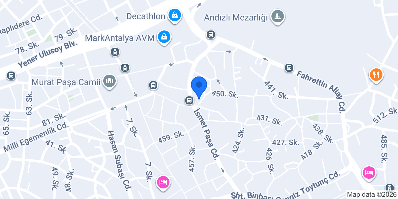 Mert Pansiyon konumu