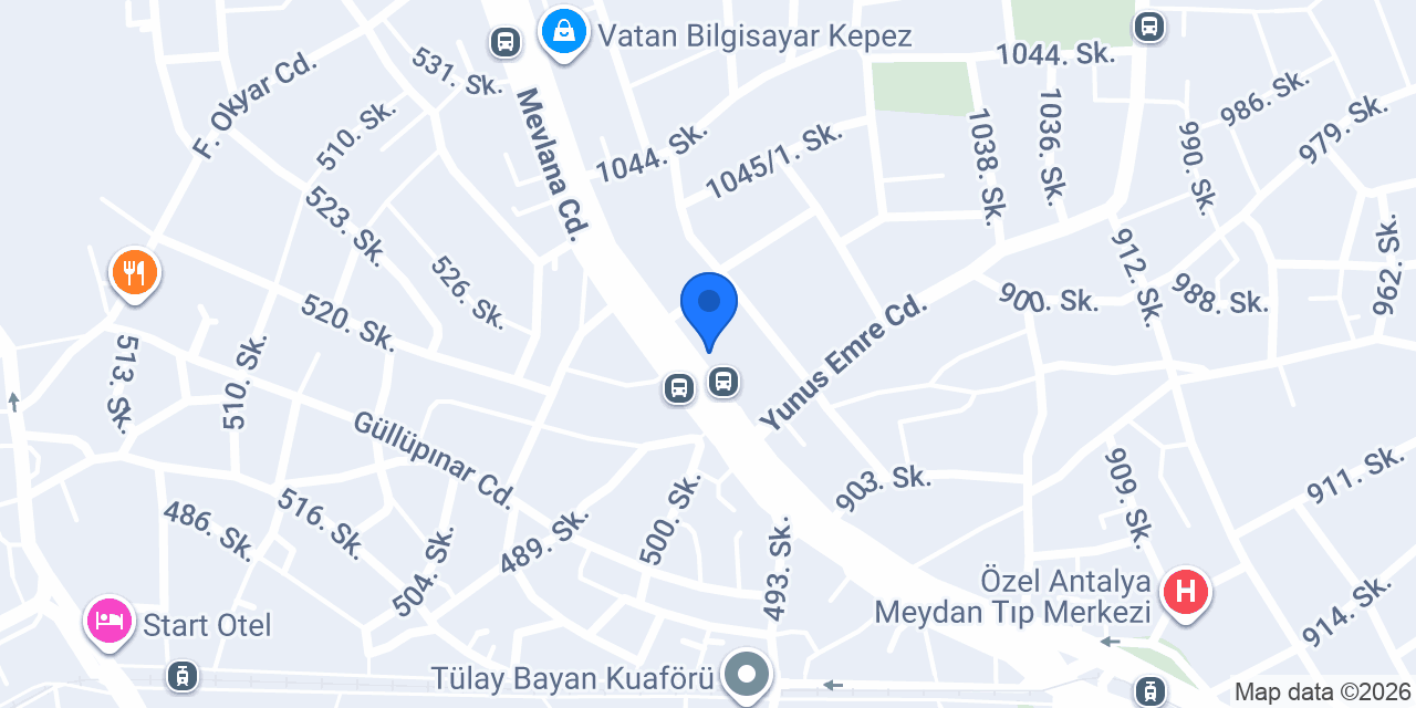 Code Antalya Muratpaşa Oto Ekspertiz konumu