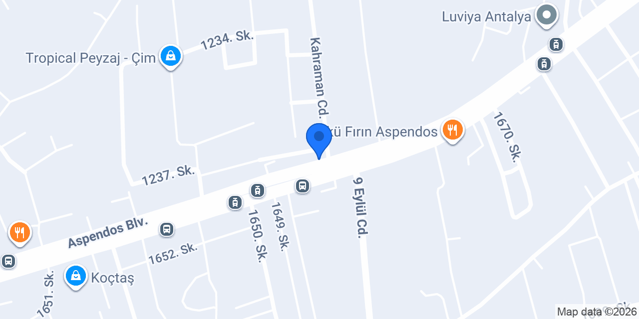 Fuga Mobilya Antalya konumu