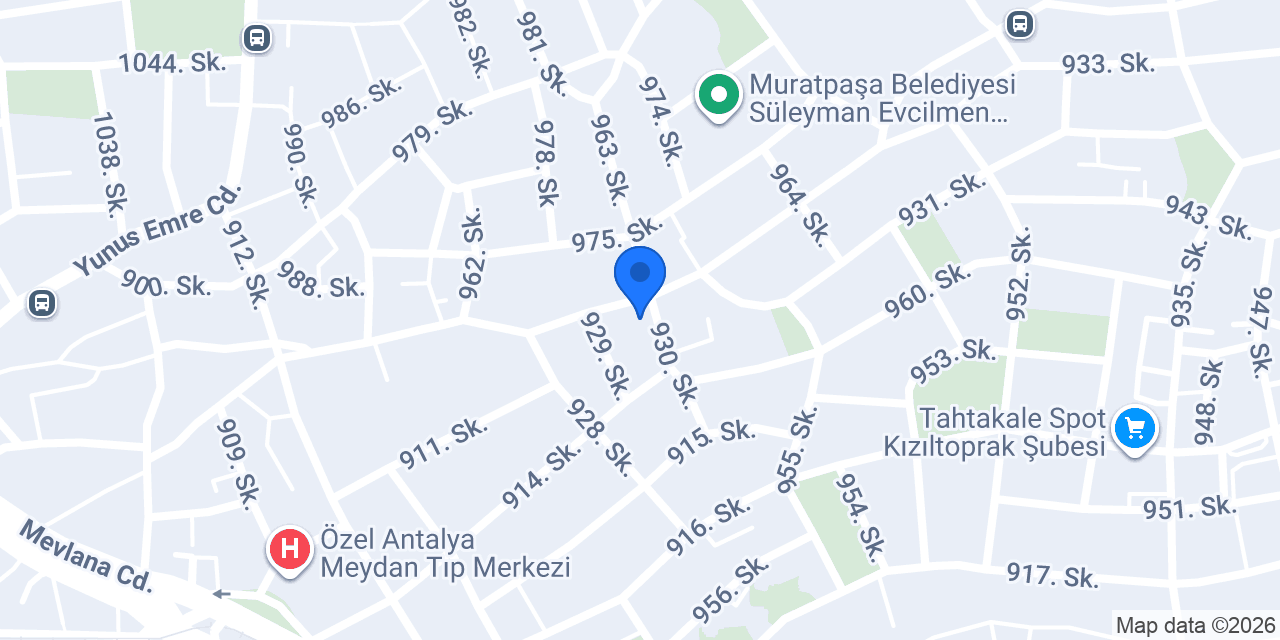 SM Yufka Evi konumu