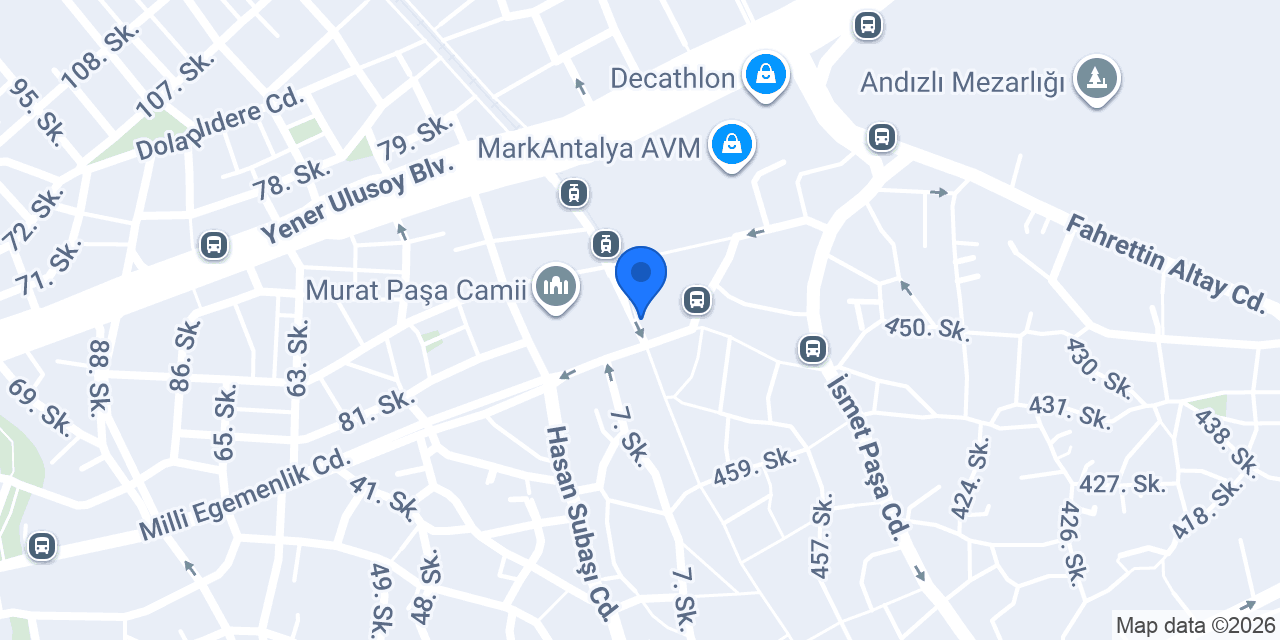 TEB Muratpaşa Şubesi konumu