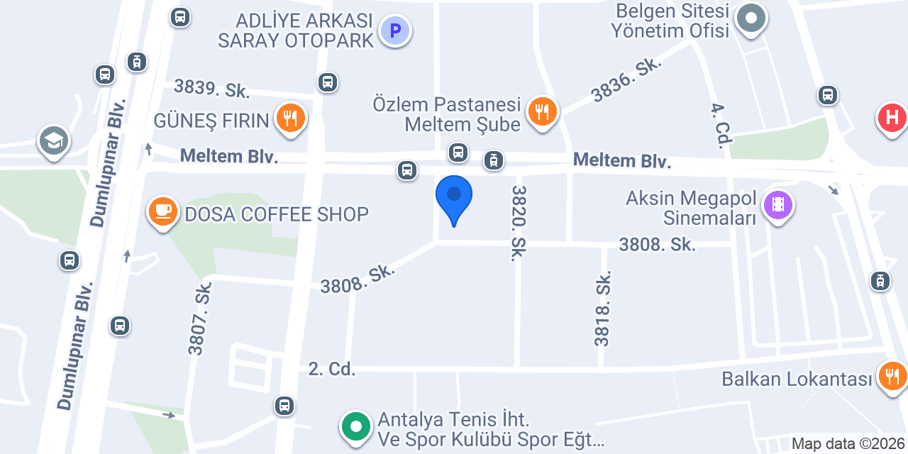 Meltem Restaurant konumu