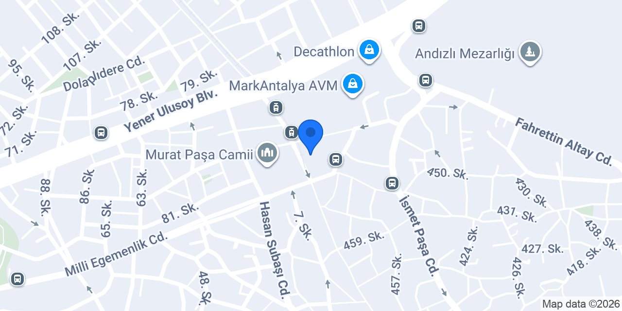 Atlas Yurtdışı Eğitim Antalya konumu