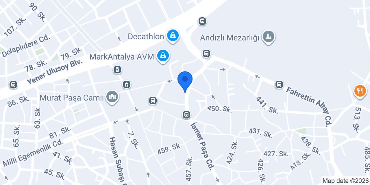 OTEL AKSU konumu