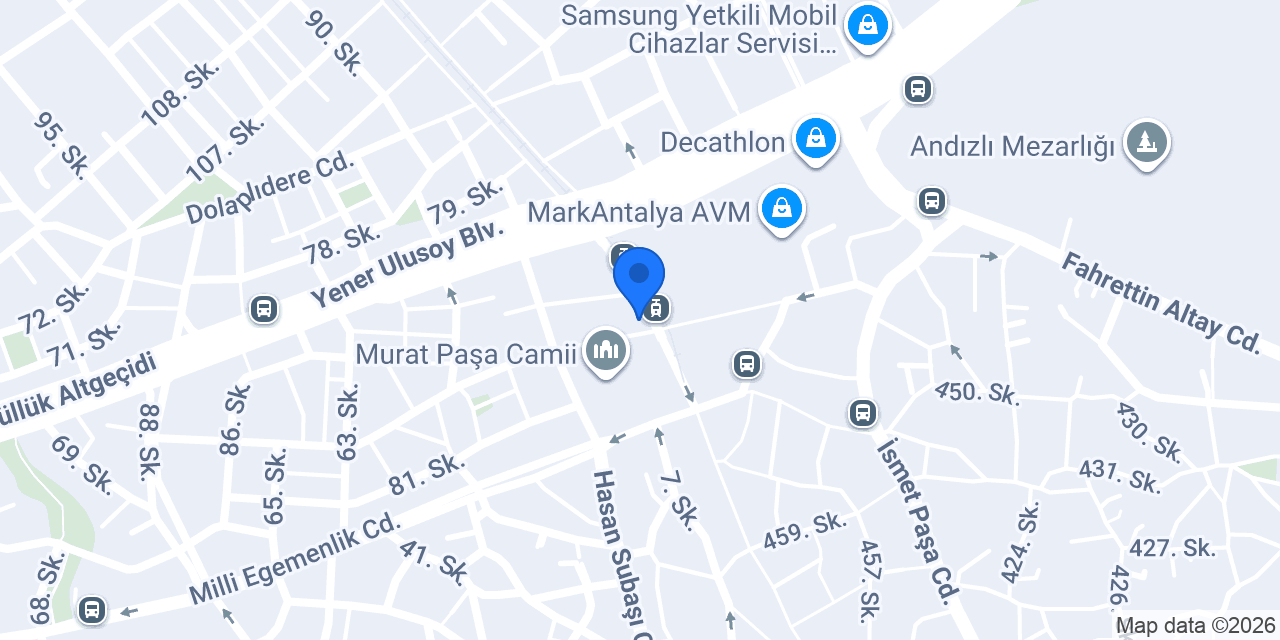 ONAT Antalya Tercüme Bürosu konumu
