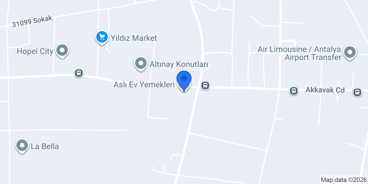 Aslı Ev Yemekleri konumu