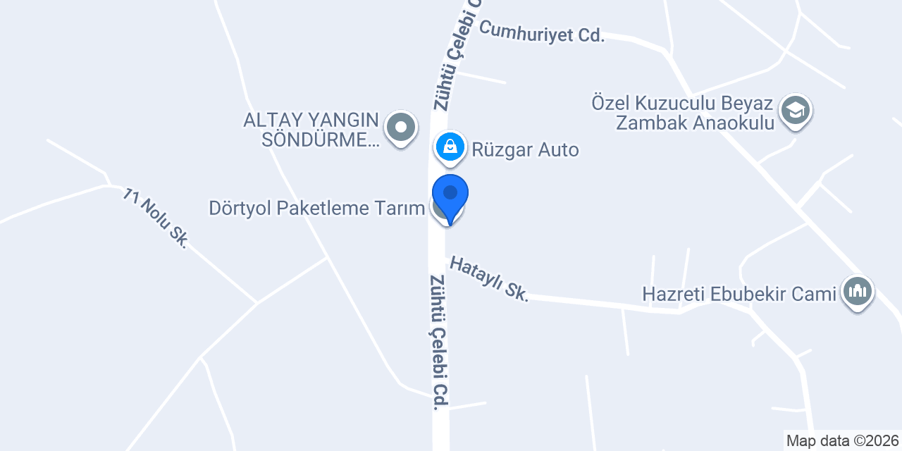 Dörtyol Paketleme Tarım konumu