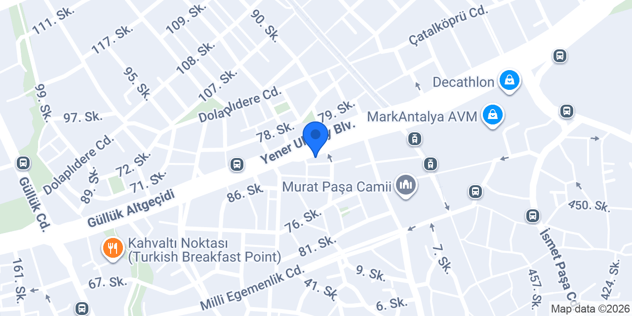 Adalya Hukuk Bürosu konumu
