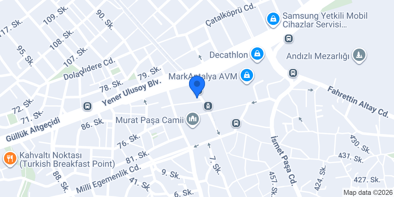 Antalya Masaj Salonu alev konumu