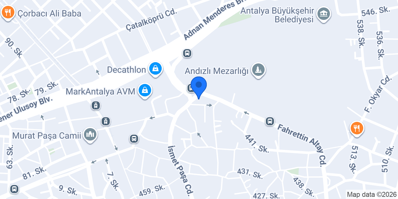 İzzet Köroğlu konumu