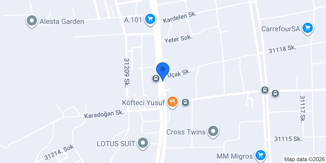 Gökdemir Grup A.Ş. Antalya Satış Ofisi konumu