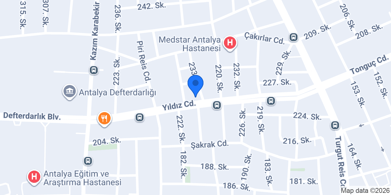 Mega Antalya Elektrik konumu