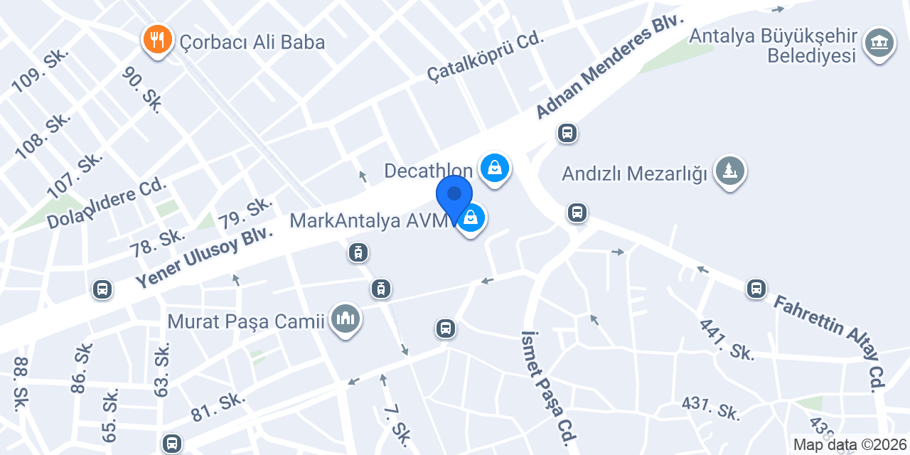TveK Mark Antalya konumu