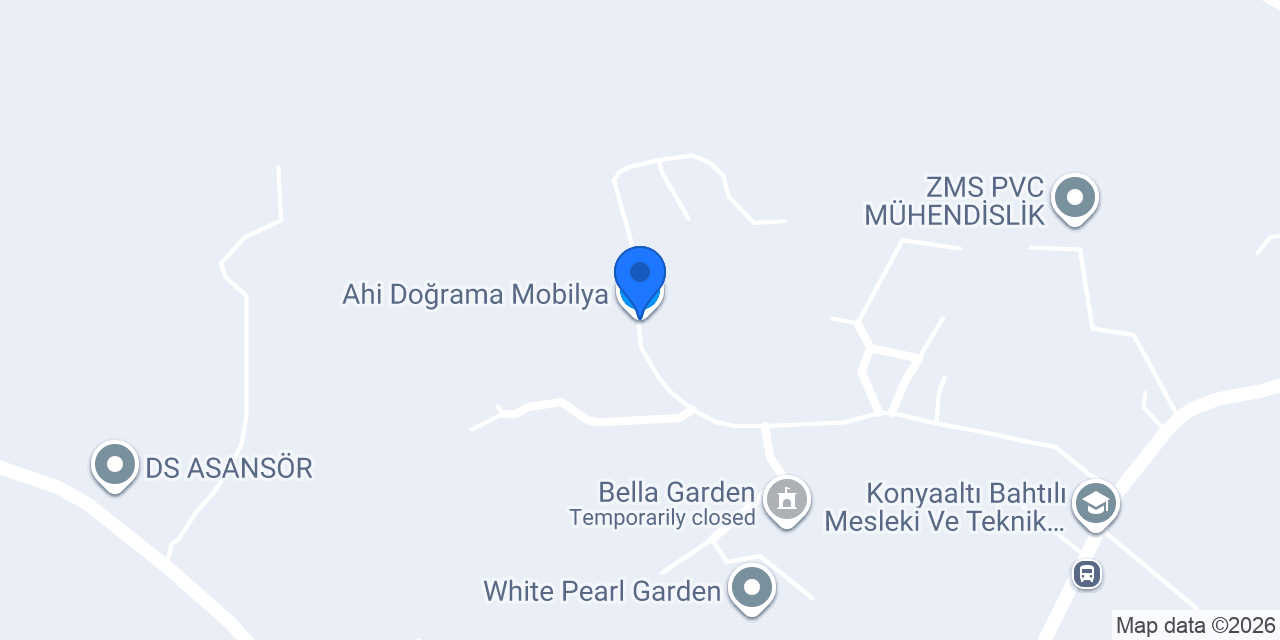 Ahi Doğrama Mobilya konumu