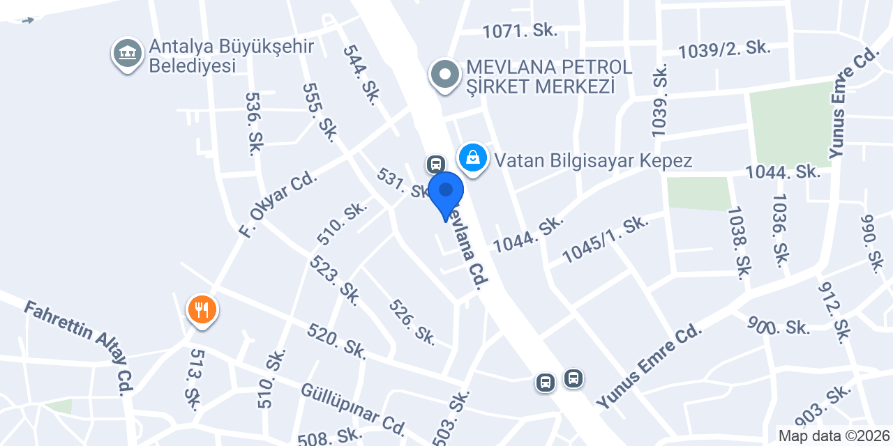 Maçin Motors konumu