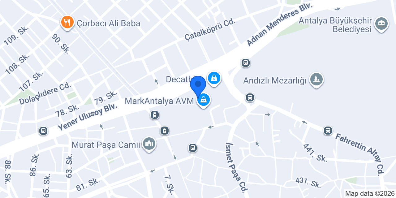MM Migros - Markantalya AVM Şubesi konumu