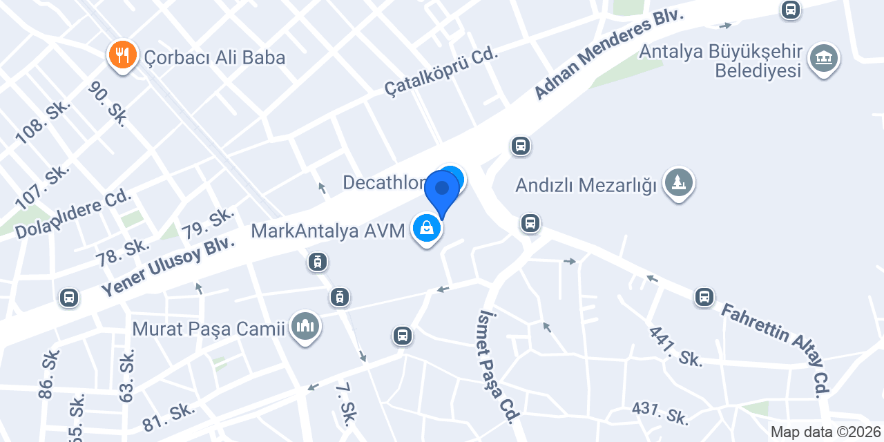 Atasay MarkAntalya AVM konumu