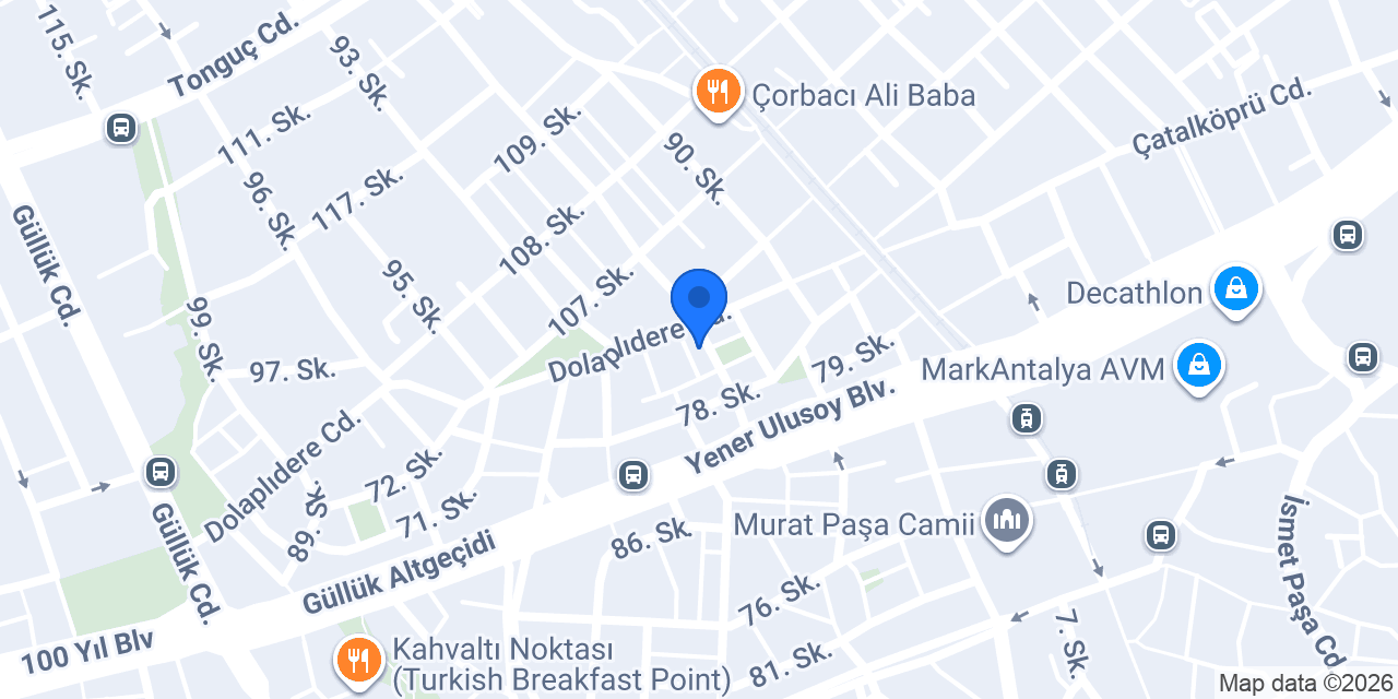 Antalya Böcek İlaçlama konumu