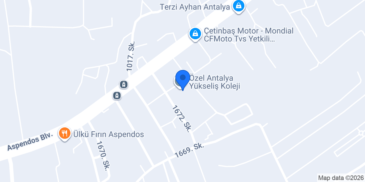 Özel Antalya Yükseliş Koleji konumu