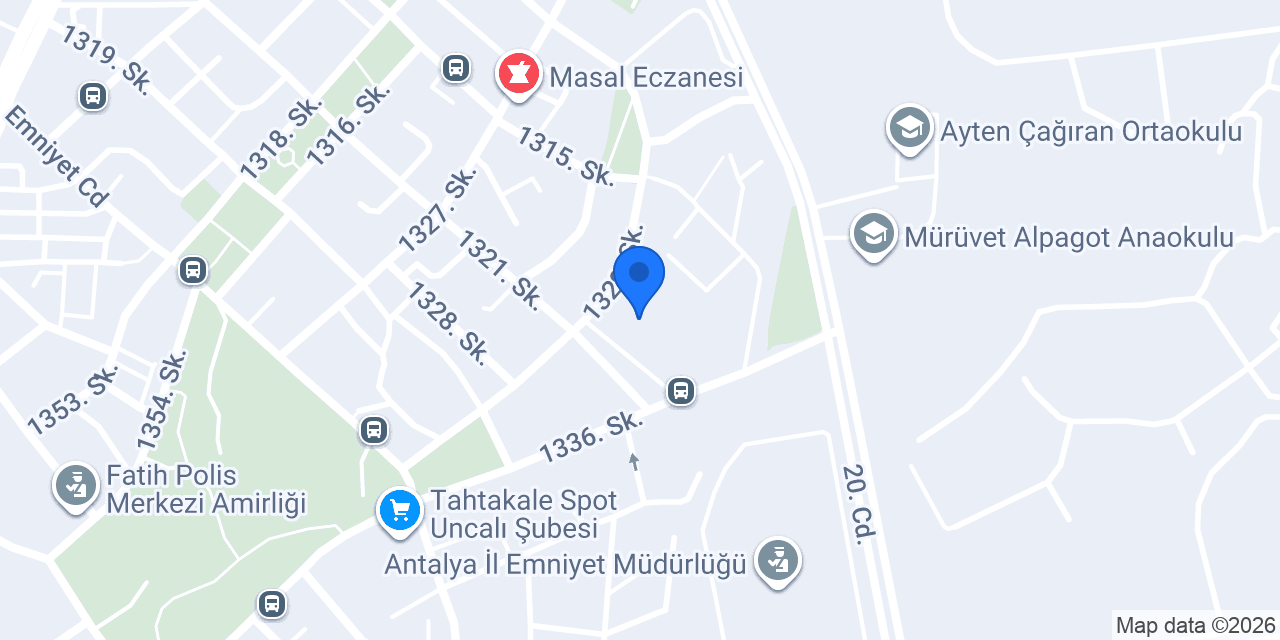 Antalya hamal konumu