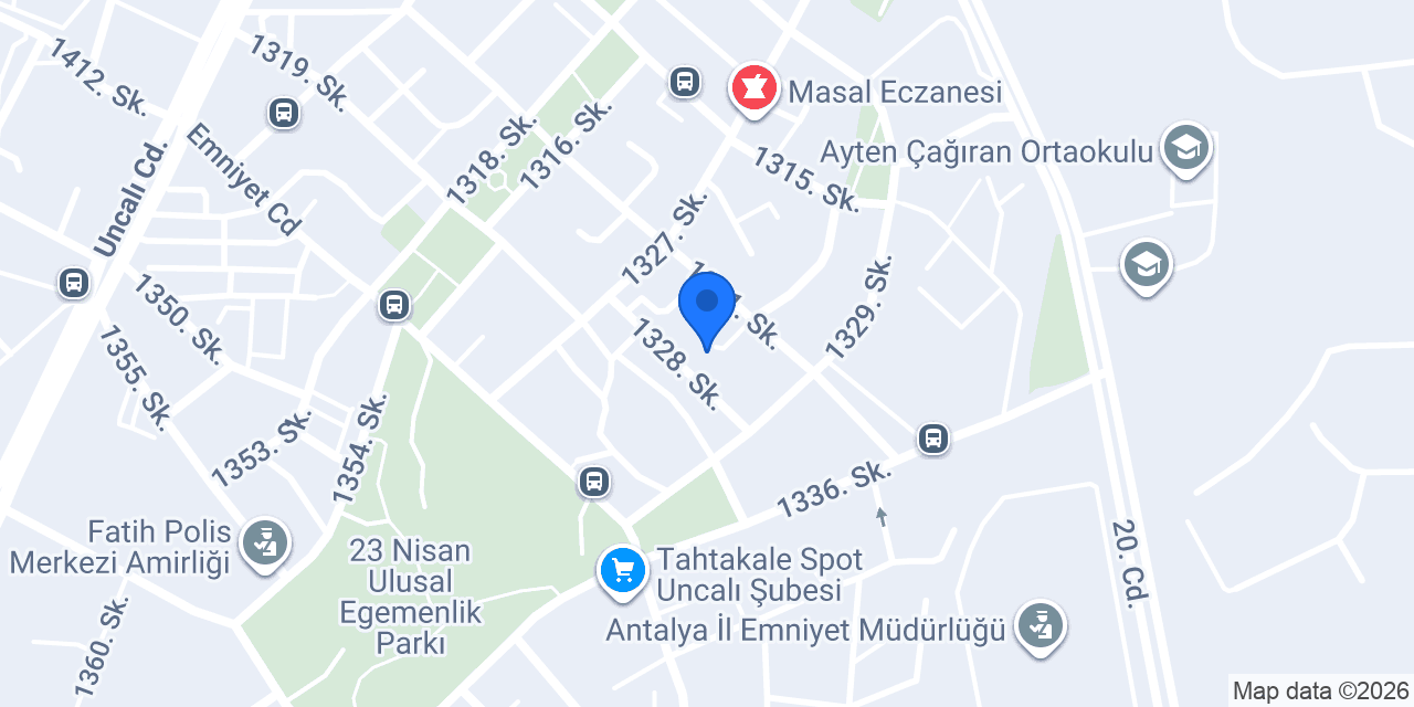 Boran Sıhhi Tesisat konumu