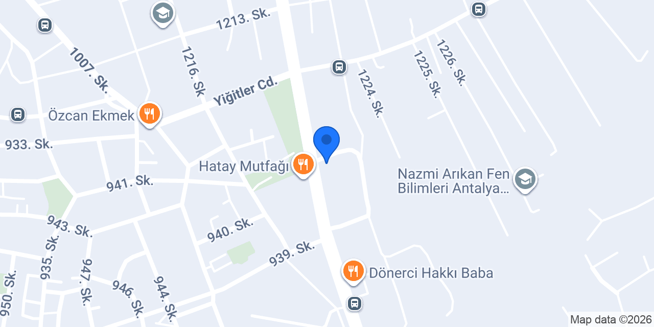 Nur Pastaneleri termessos bulvarı konumu
