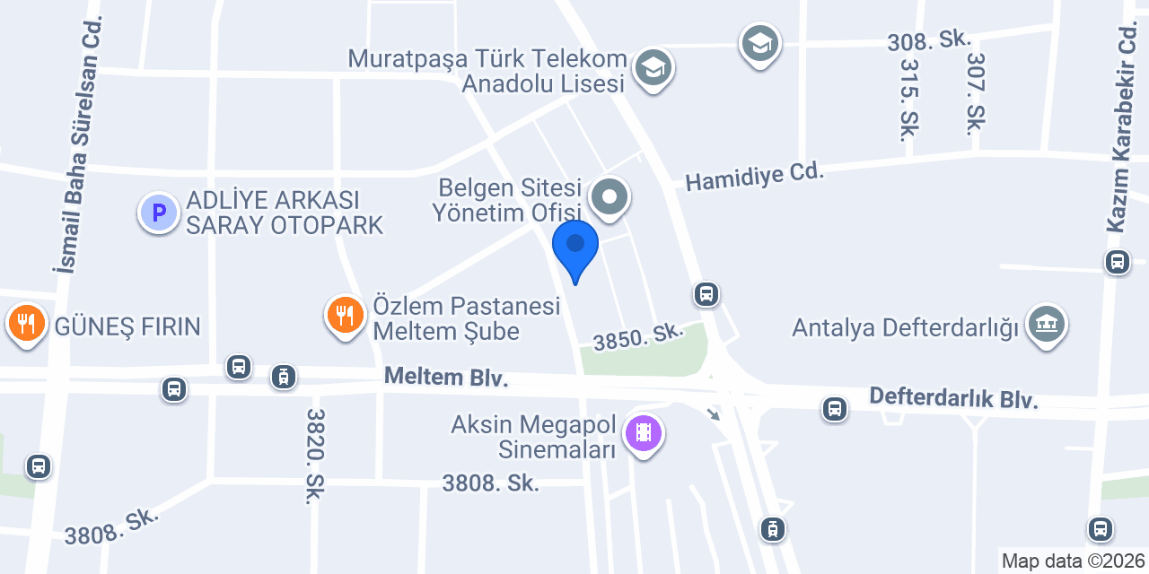 GÜMÜŞ PETSHOP ANTALYA MELTEM konumu