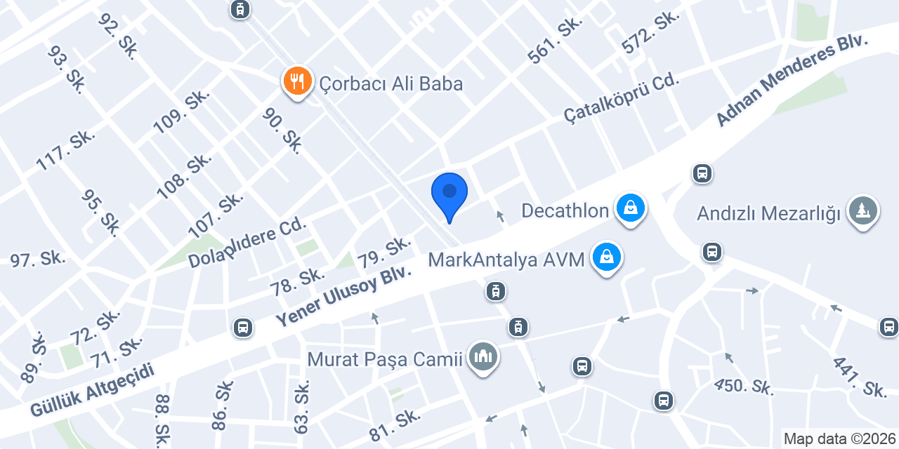 Promasaj Mark Antalya AVM konumu